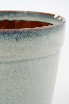 Clint Pot With Saucer Off White - H16,5Xd17Cm - image 2