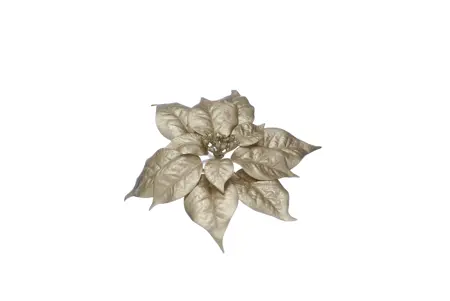 CN 30Cm White Bristle Tree Top Star