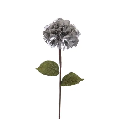 CN 60Cm Silver Hydrangea Stem