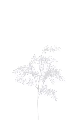 CN 63Cm White Mini Leaf Spray - image 1