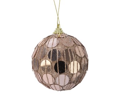 CN Bauble Foam Glitter Round Sequins Butterscotch