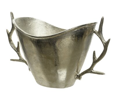 CN Wine Cooler Aluminium Antlers Silver