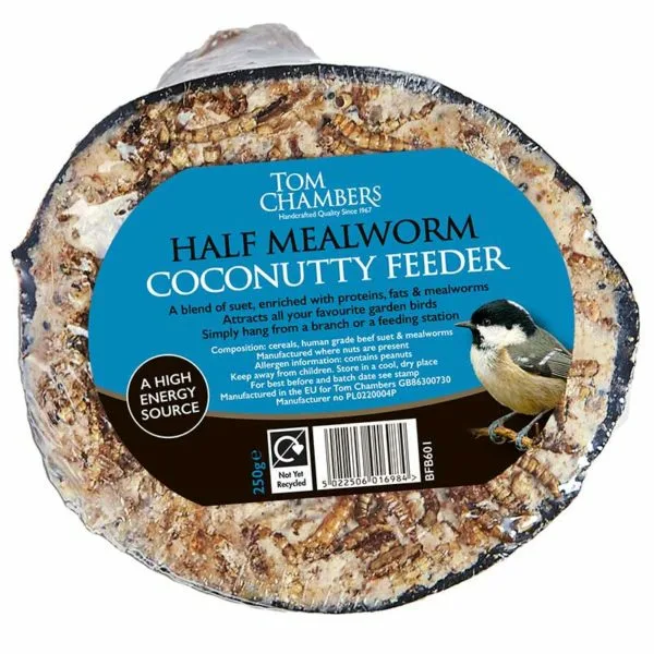 Coconut Half Mealworm Jones Garden Centre