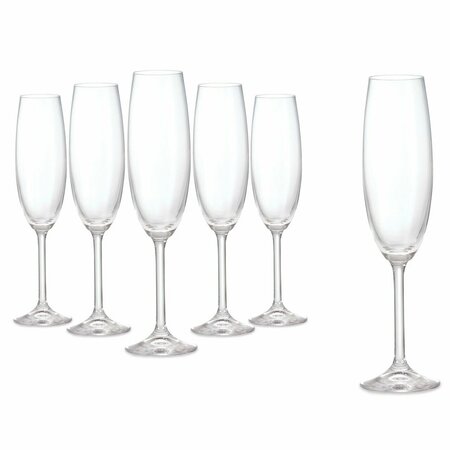 Connoisseur S/6 Champagne Flute 220ml - image 1