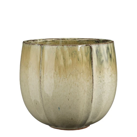 Corsica Pot Round Cream - H34Xd36Cm