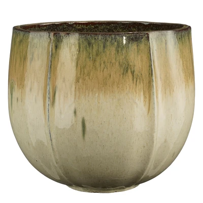 Corsica Pot Round Cream - H41Xd47Cm