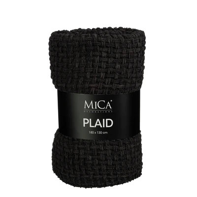 Cosenza Throw Black - L180Xw130Cm