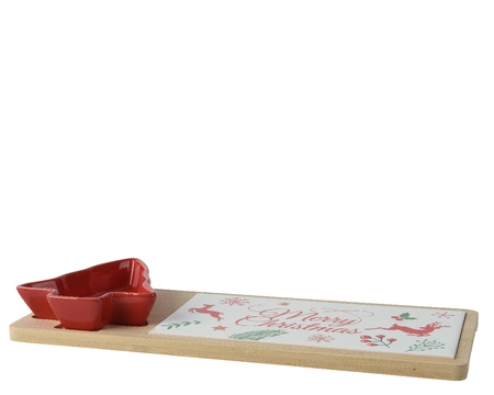 Cutting Board Stoneware multi L12-W30 - image 1