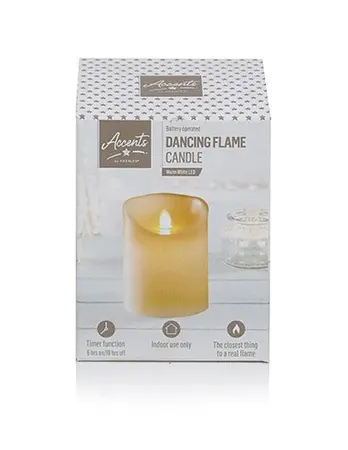Dancing Flame Candle Cream 23cm