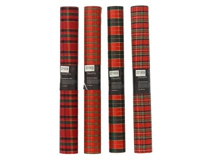 Deco Fabric Check Asst. L.200cm