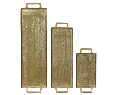 Deco Plate Aluminium L27.00-W13.00 Gold - image 1