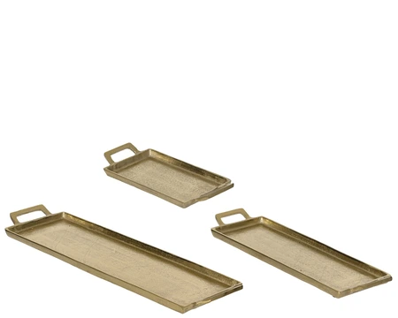 Deco Plate Aluminium L43.00-W14.00-Gold - image 2
