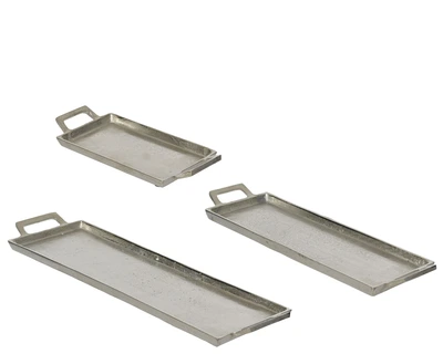 Deco Plate Aluminium L55.00-W16.00 Silver - image 2