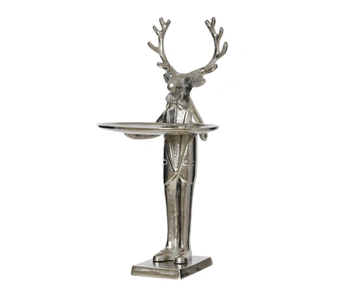 Deco Plate Aluminium Silver W.26cm