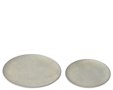 Deco Plate Iron dia29.00  Silver - image 2
