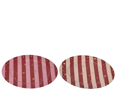 Deco Plate PP Asst. D.33cm - image 1