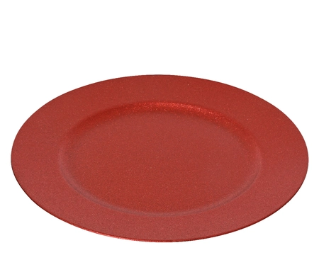 Deco Plate Pp christmas red dia33 - image 2
