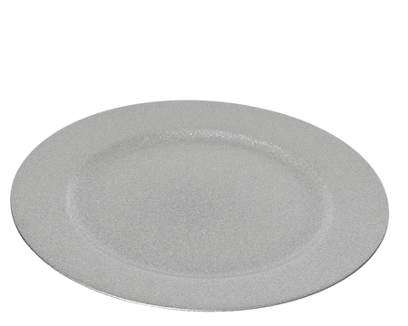 Deco Plate Pp silver dia33 - image 2