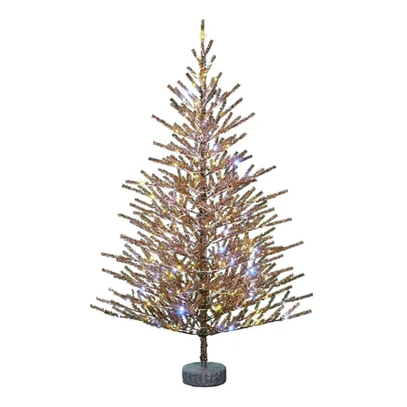 Decor XMas Tree Copper WW 200L 640 Tips With Timer H185Xd111Cm