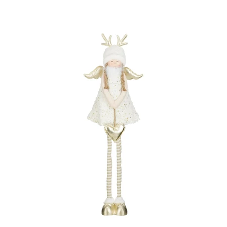 Decoration Angel Extendable  White - L32Xw24Xh55/100Cm