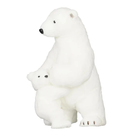 Decoration Polar Bear White L27Xw22Xh42Cm