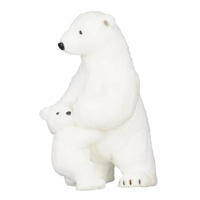 Decoration Polar Bear White  L27Xw22Xh42Cm