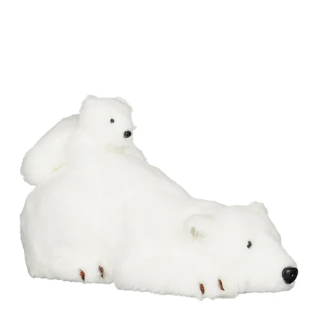 Decoration Polar Bear White L39Xw19Xh21Cm