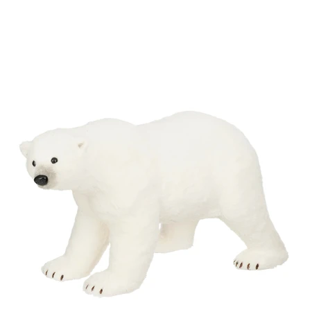 Decoration Polar Bear White L76Xw34Xh42Cm