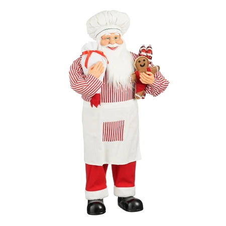 Decoration Santa Chef Red L42Xw26Xh90Cm