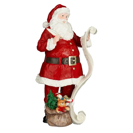Decoration Santa Red L23Xw23.5Xh47.5Cm