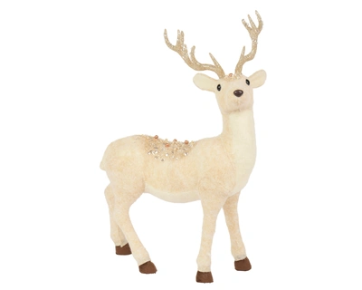 Deer Felt White W.35cm x H.50cm