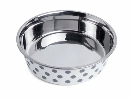 Deli Bowl Grey Spots 17Cm