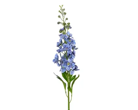 Delphinium On Stem Polyester H86.00cm blue