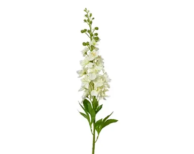Delphinium On Stem Polyester H86.00cm white/colour(s)