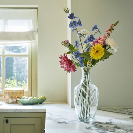 Delphinium Polyester Blue H.97Cm - image 3