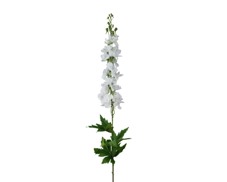 Delphinium Polyester White L12-W12-H88cm