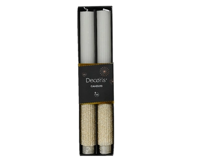 Dinner Candle Paraffin wool white H26.50cm - image 2