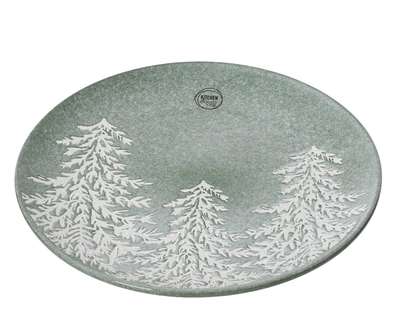 Dinner Plate Stoneware green dia27 - image 2