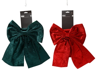 Door Bow Velvet Asst. L.36cm x W.45cm