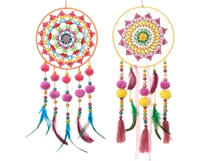 Dreamcatcher polyester pompom 2col ass