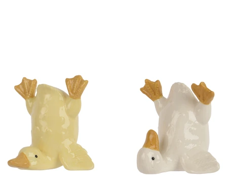 Duck Porcelain 2 Asst. H.8.5Cm - image 1
