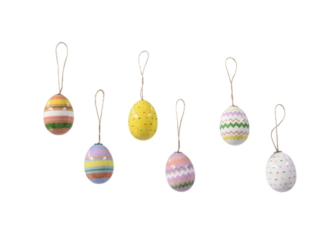 Egg Foam High Gloss 6 Asst. D.4Cm X H.6Cm - image 1