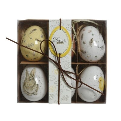 Egg Foam High Gloss Easter Fig H7.50cm Asst
