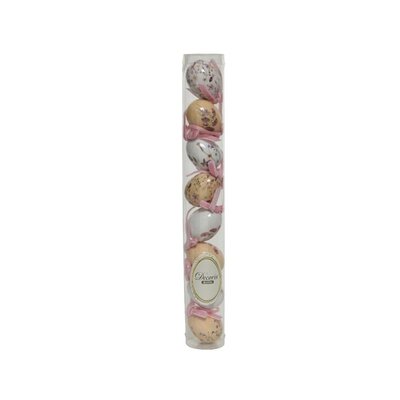 Egg Foam High Gloss Flower H5.00cm Asst