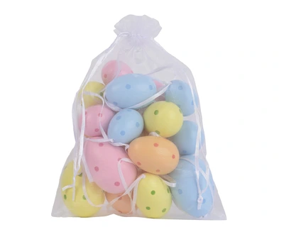 Egg Polystyrene Egg Mix Asst. D.4Cm X H.6Cm - image 1