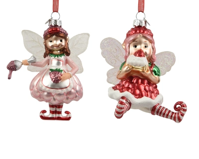 Elf Glass With Wings Multi W.5.5cm x H.12.9cm
