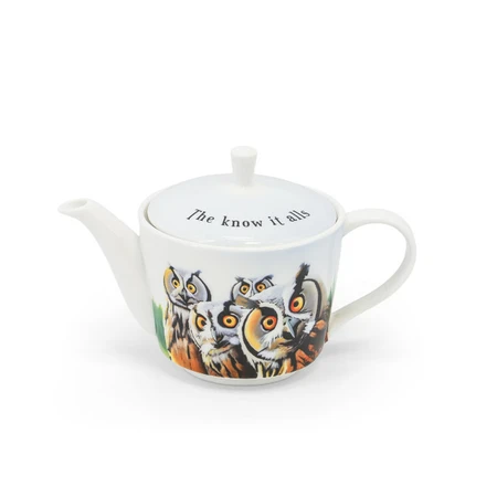 Eoin O'Connor Beyond the Herd - Owl Teapot - image 1