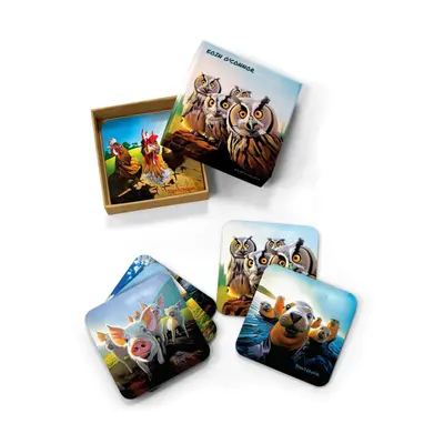 Eoin O'Connor Beyond the Herd - S/6 Coasters -