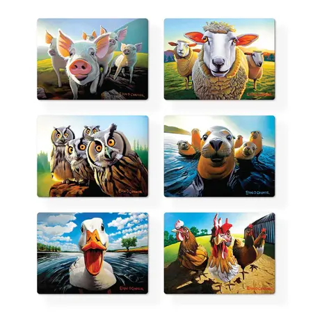 Eoin O'Connor Beyond the Herd - S/6 Placemats -