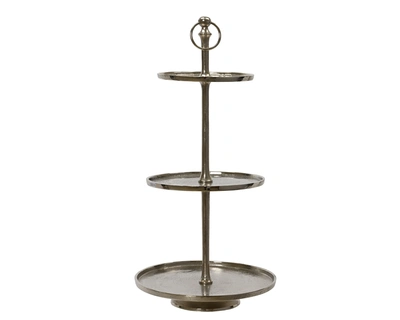 Etagere Aluminium Silver D.30cm x H.60cm